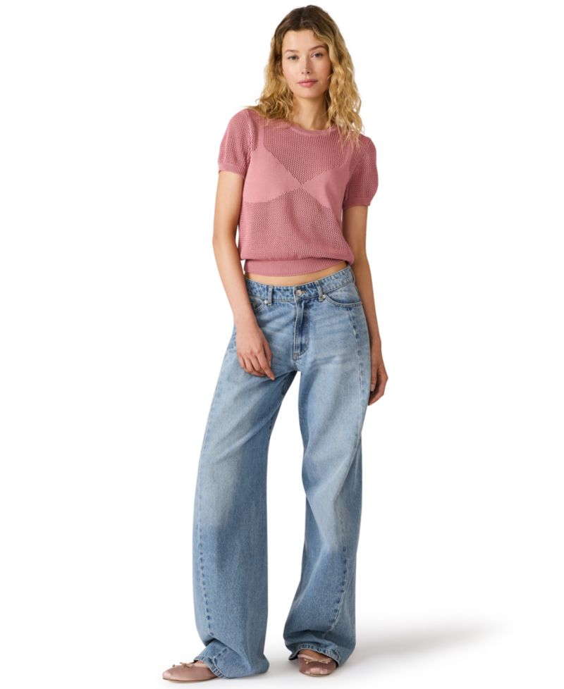 Women's Blakelee Crewneck Short-Sleeve Sweater