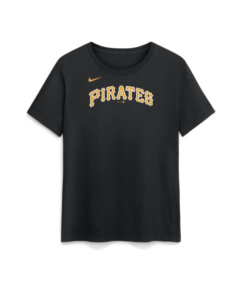 Women's Konnor Griffin Black Pittsburgh Pirates Name and Number T-Shirt
