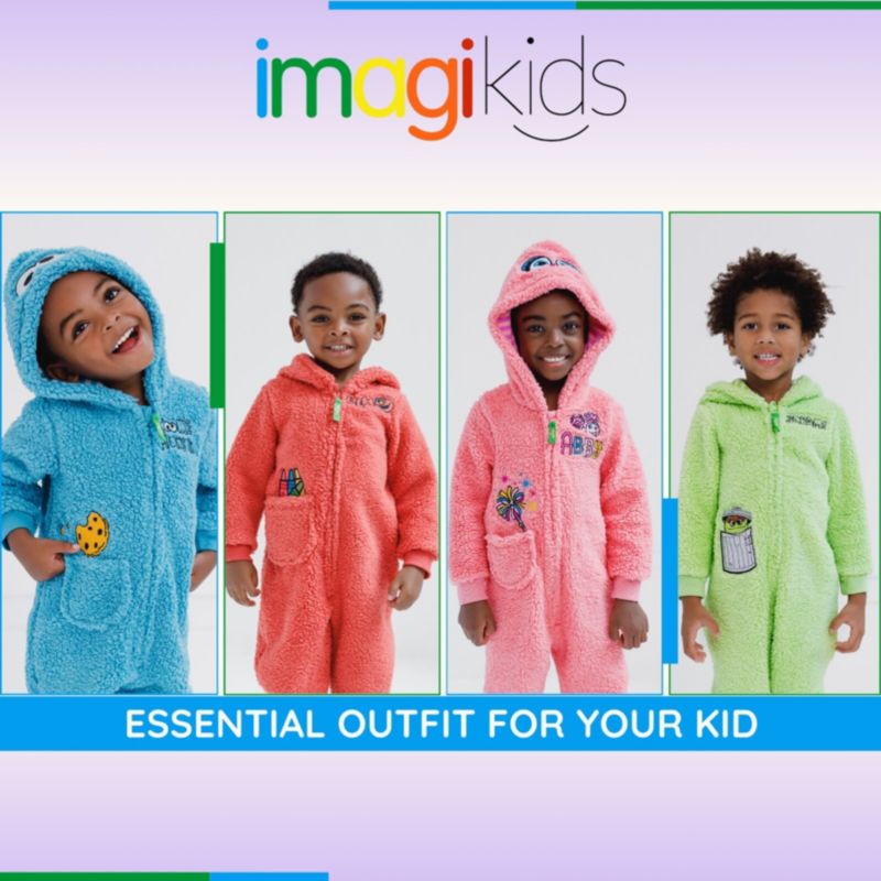 Toddler Boys Cozy Sherpa Zip Up Cosplay Costume Coverall Newborn to (Newborn - 4T