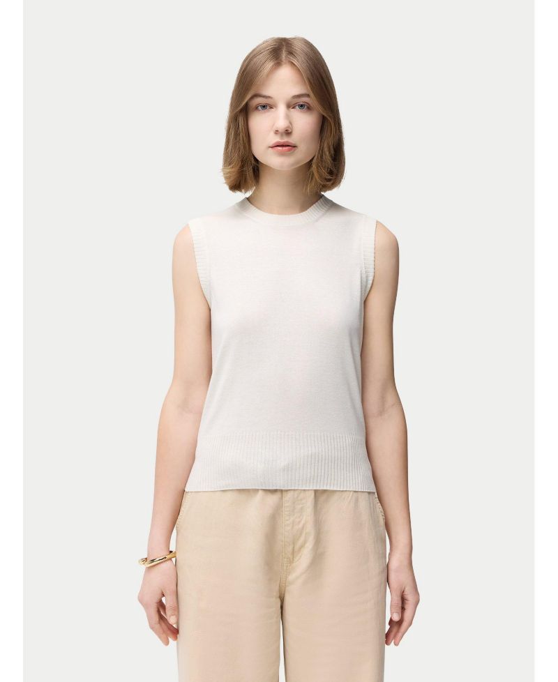 Women's Cashmere Silk Sleeveless Top