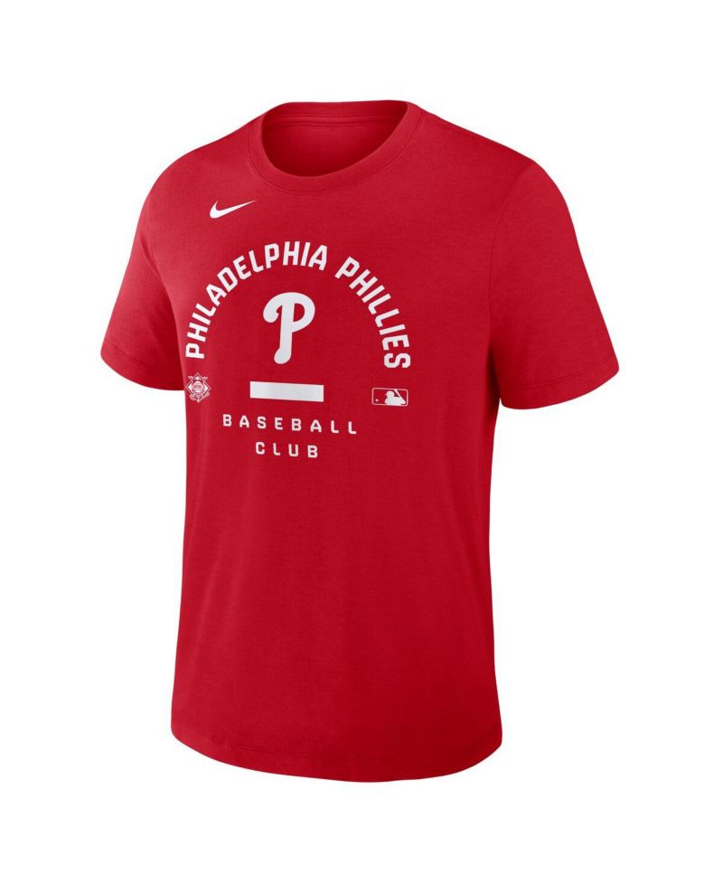 Men's Red Philadelphia Phillies Authentic Collection Early Work Tri-Blend Dri-FIT T-Shirt