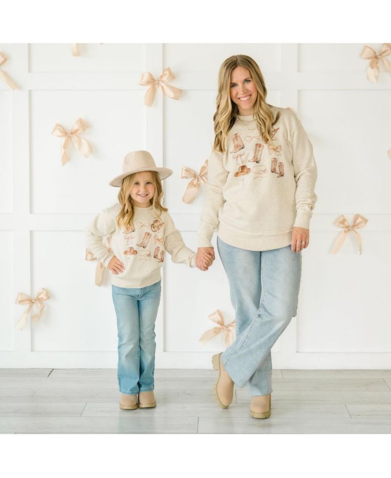 Toddler Girls 2T - 4T Cowgirl Cutie Western Sweatshirt