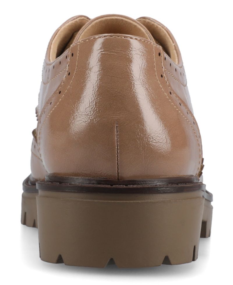 Women's Claudiya Lug Sole Lace Up Oxford Loafers