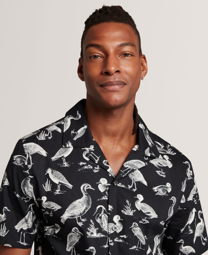 Men's Yamal Regular Duck Print Shirt