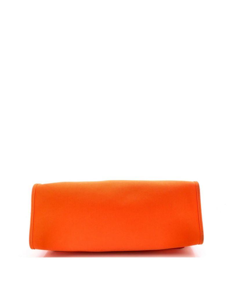 Pre-Owned Hermes 39 Herbag Zip Leather and Toile