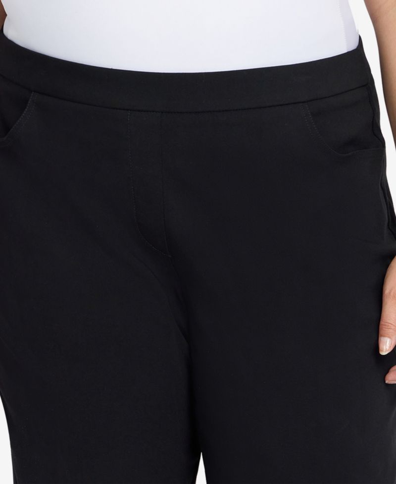 Plus Size Classic Allure Stretch Clamdigger Capri Pant