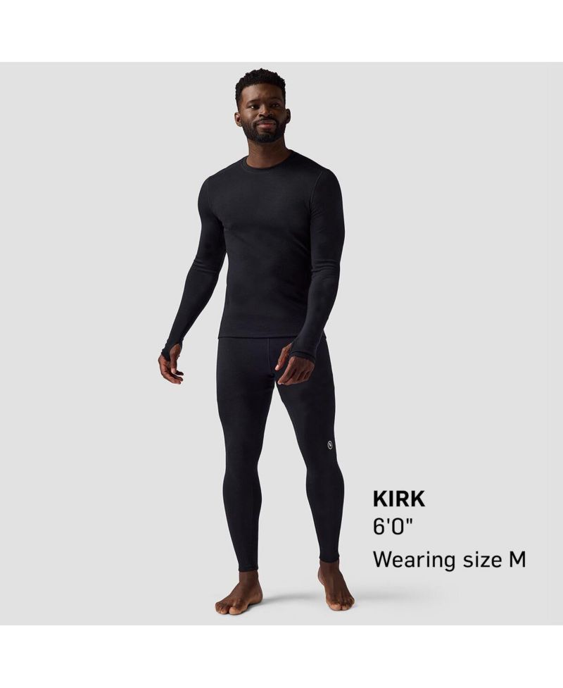 Men's Cedars RWS Merino Mid-Wt Baselayer Bottom Midweight Long Underwear Bottoms
