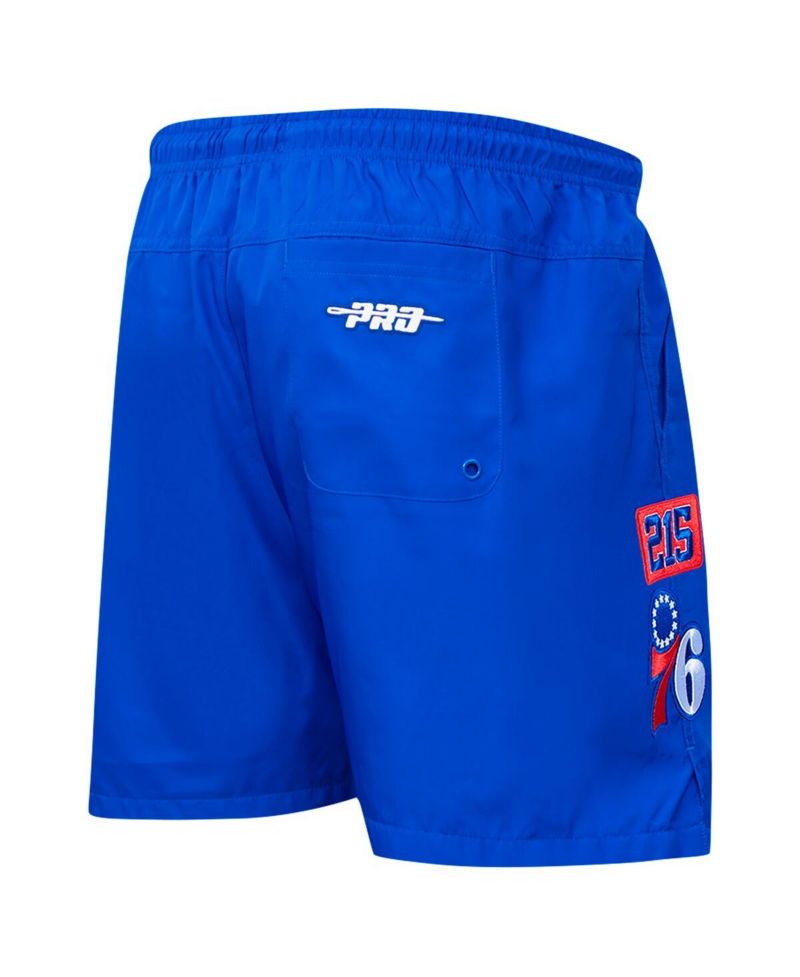 Men's Royal Philadelphia 76ers Area Code Shorts