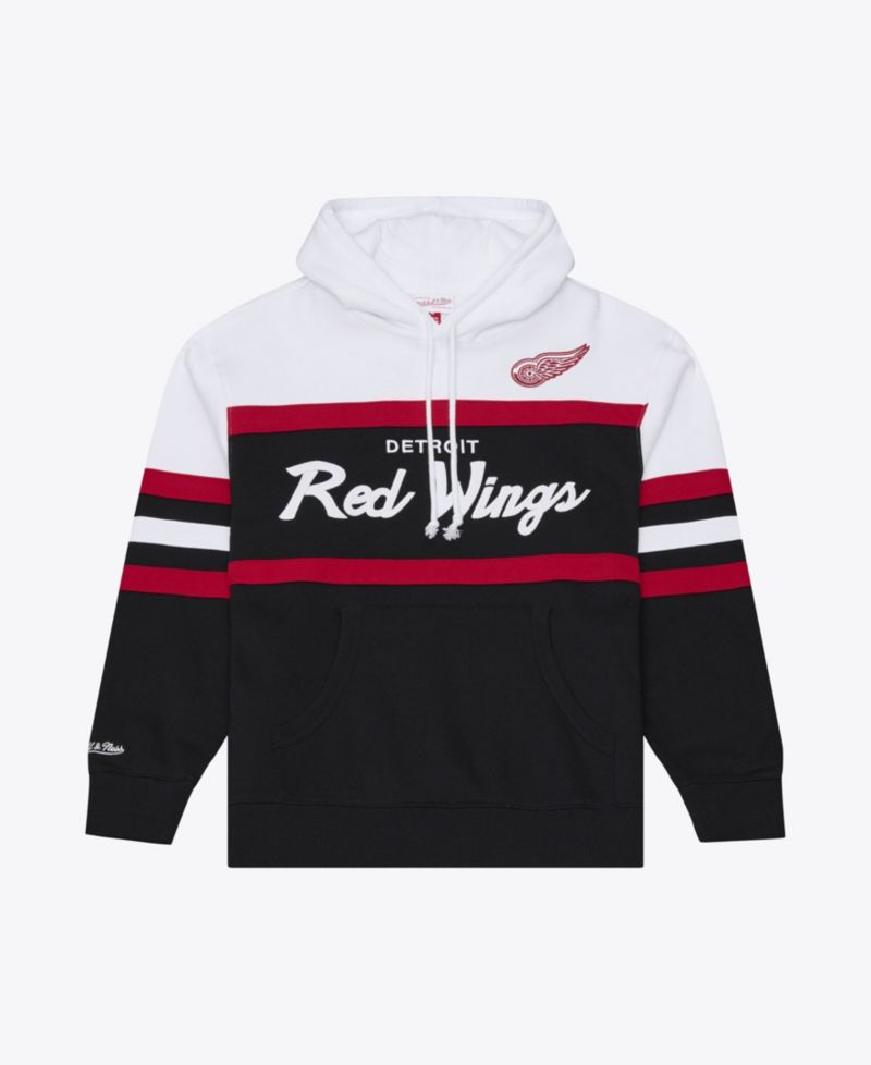 Men's Black Detroit Red Wings Head Coach Hoodie