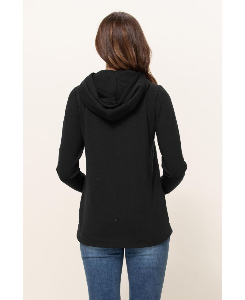 Maternity Half Zip Hoodie