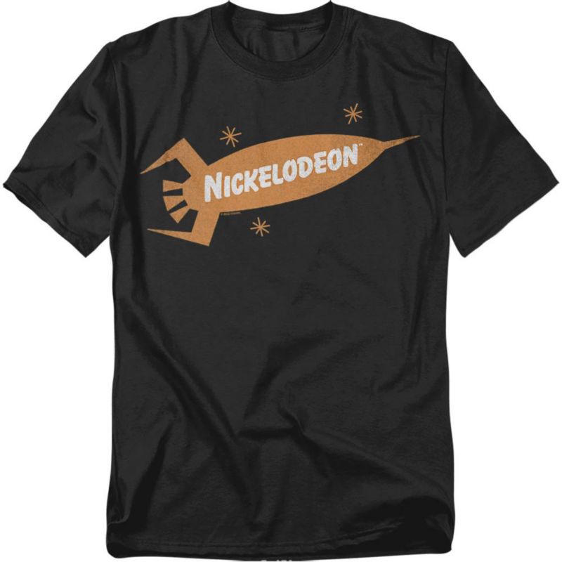 Men's Nickelodeon Brand Nick Retro Rocket Logo T-Shirt