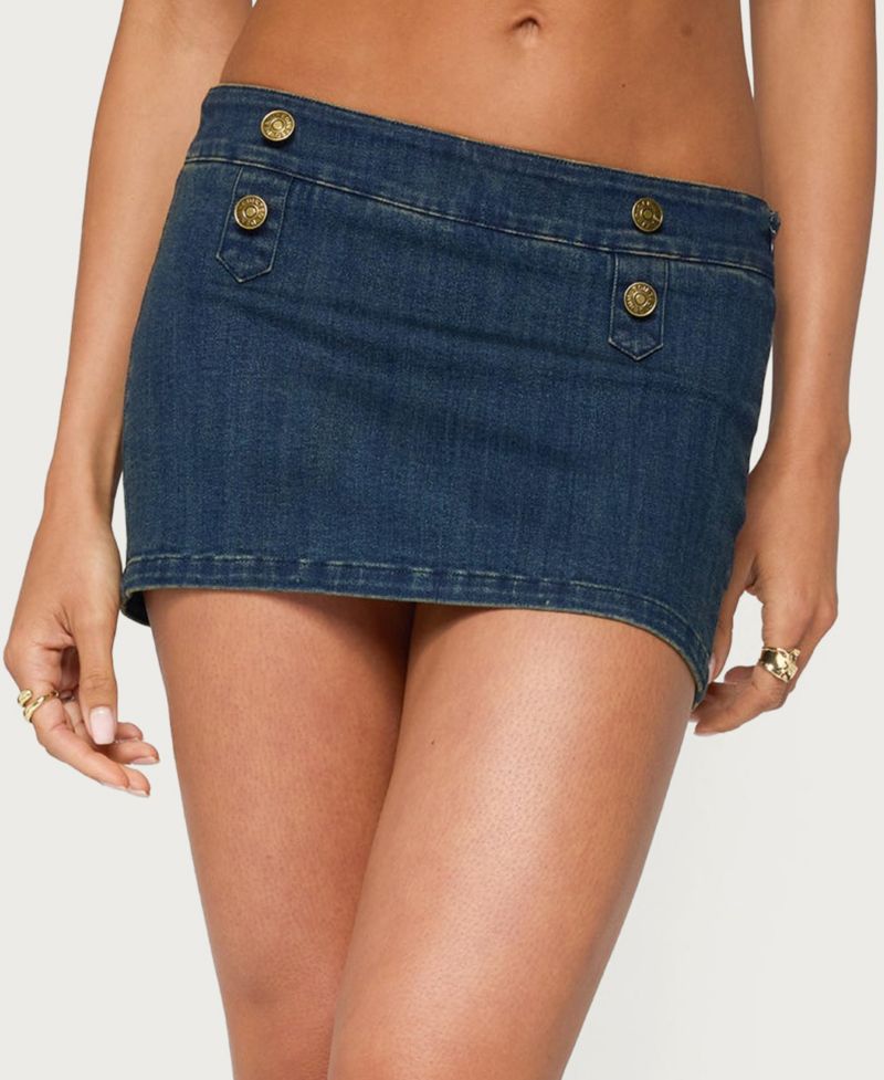 Women's Taliyah Low-Rise Denim Mini Skort