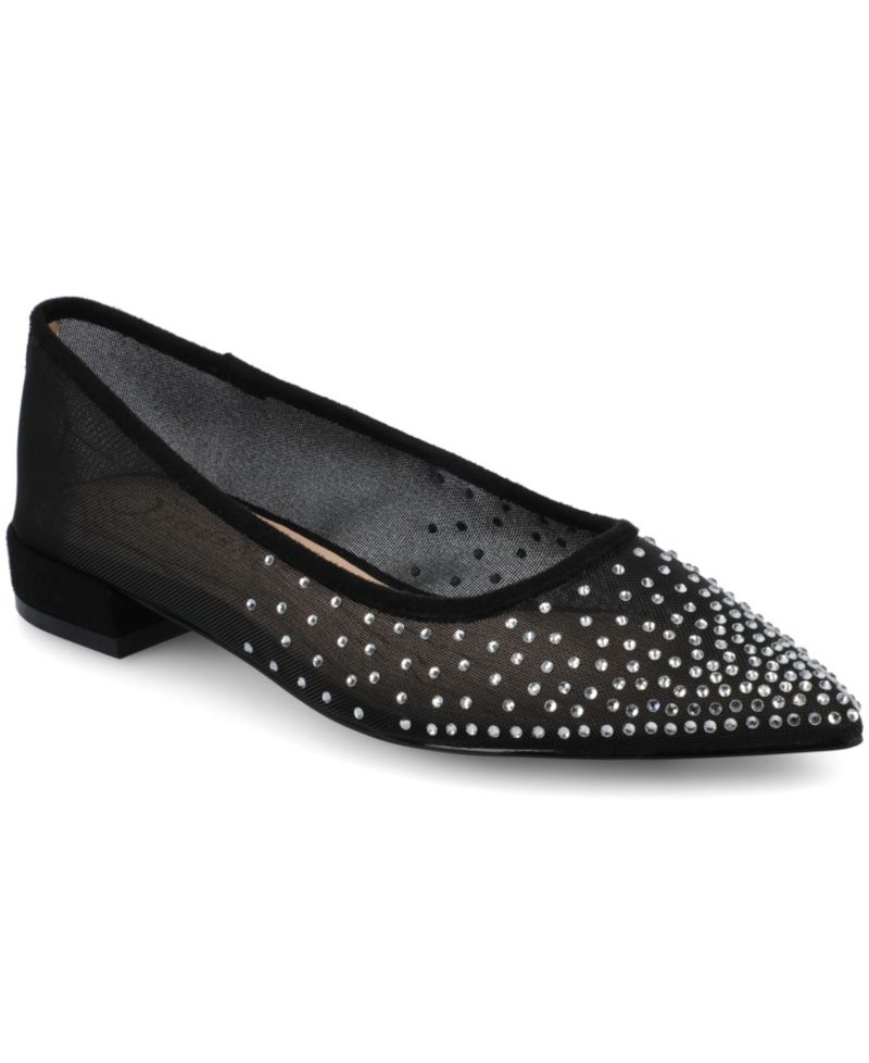 Women's Gracelynn Embellished Mesh Ballet Flats