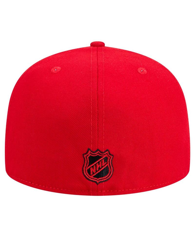 Men's Red Carolina Hurricanes Core 59FIFTY Fitted Hat