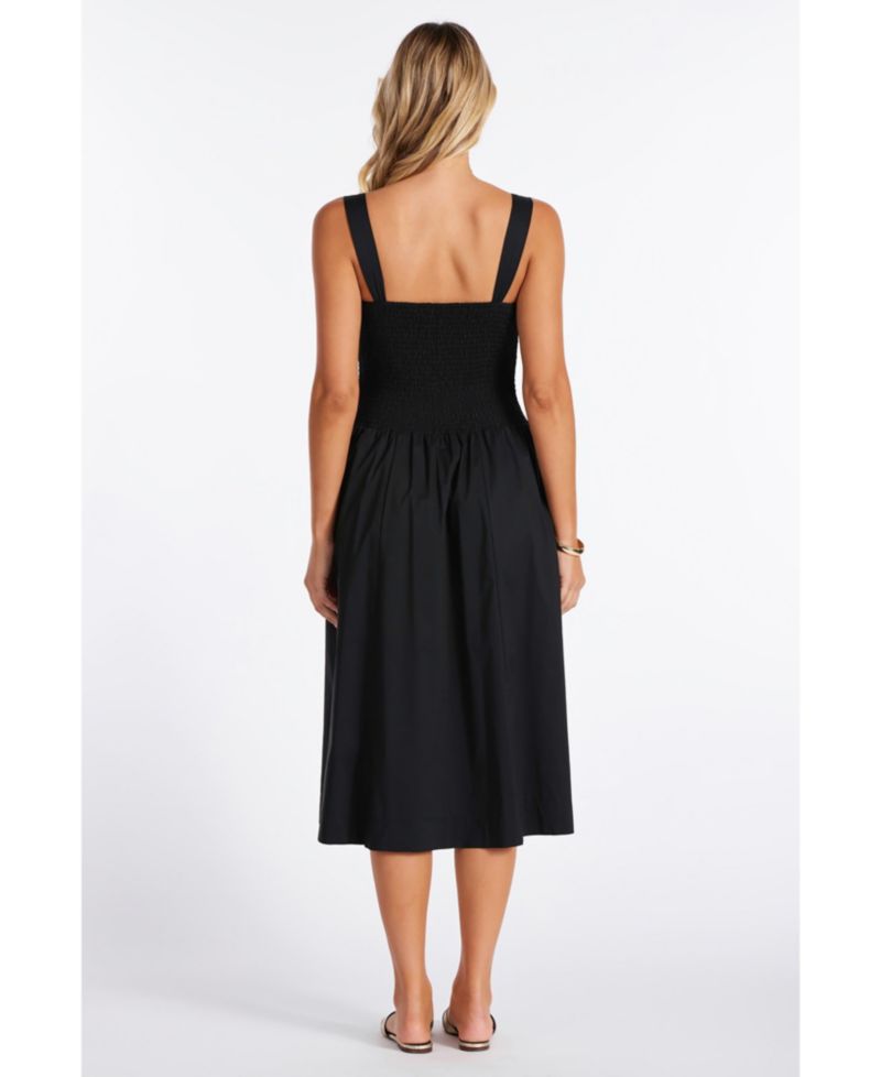 Women's BISHOP + YOUNG Corsica Smocked Poplin Dress
