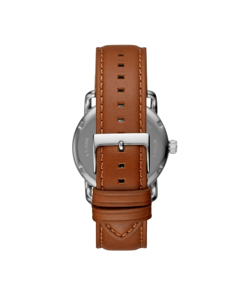 Men's Copeland Brown Leather Strap Watch 42mm