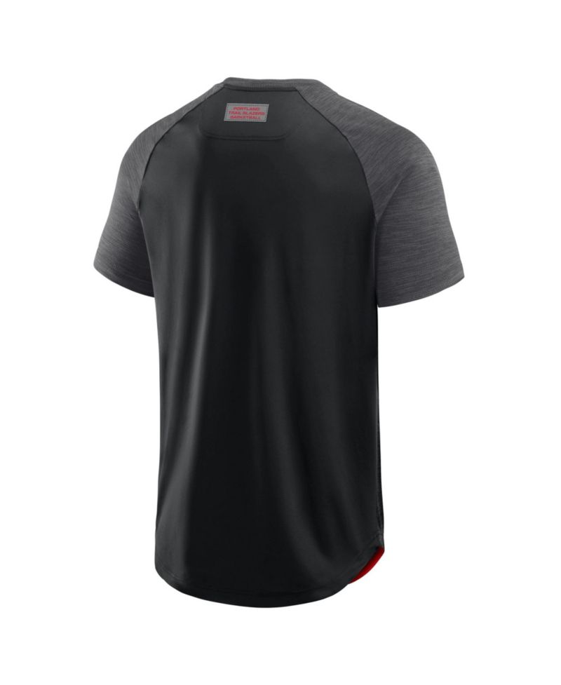 Men's Black Portland Trail Blazers Inbound Pass Play Practice T-Shirt