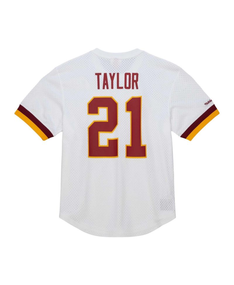 Men's Sean Taylor White Washington Commanders Retired Player Name & Number Mesh Top