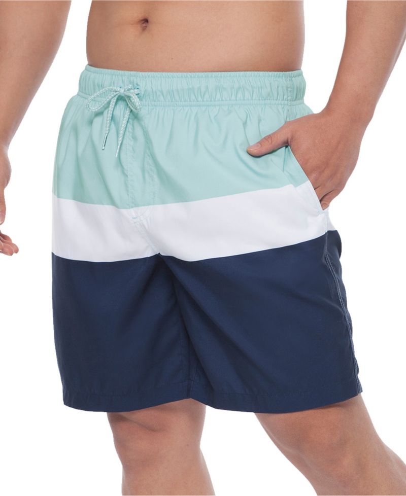 Men's 8" Mesh Lined Swim Trunks, up to Size 2XL