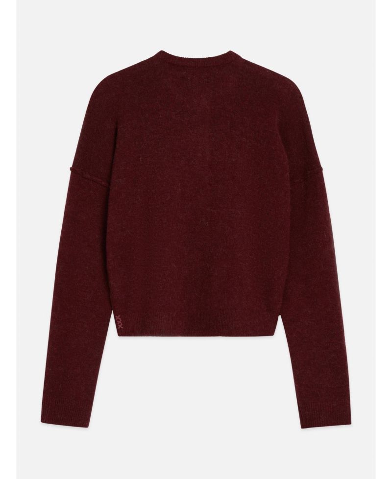 Women's Fuzzy Relaxed-Fit V-Neck Cardigan