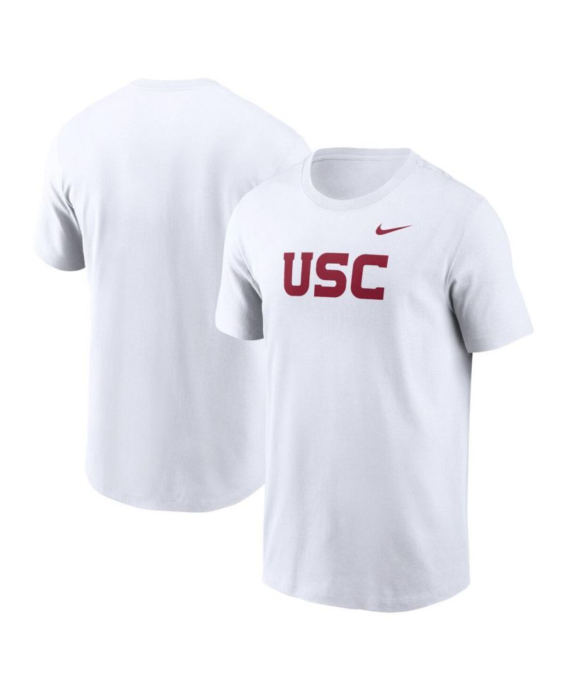 Men's White USC Trojans Primetime Evergreen Wordmark T-Shirt
