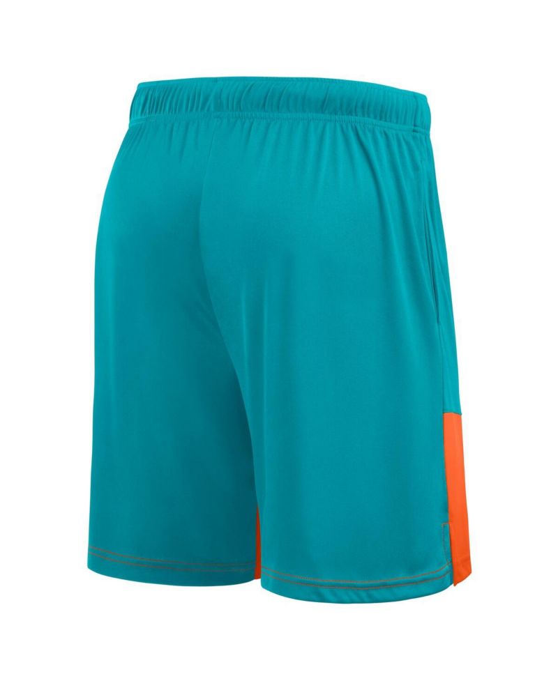 Men's Aqua/Orange Miami Dolphins Big & Tall Best of the Best Performance Shorts