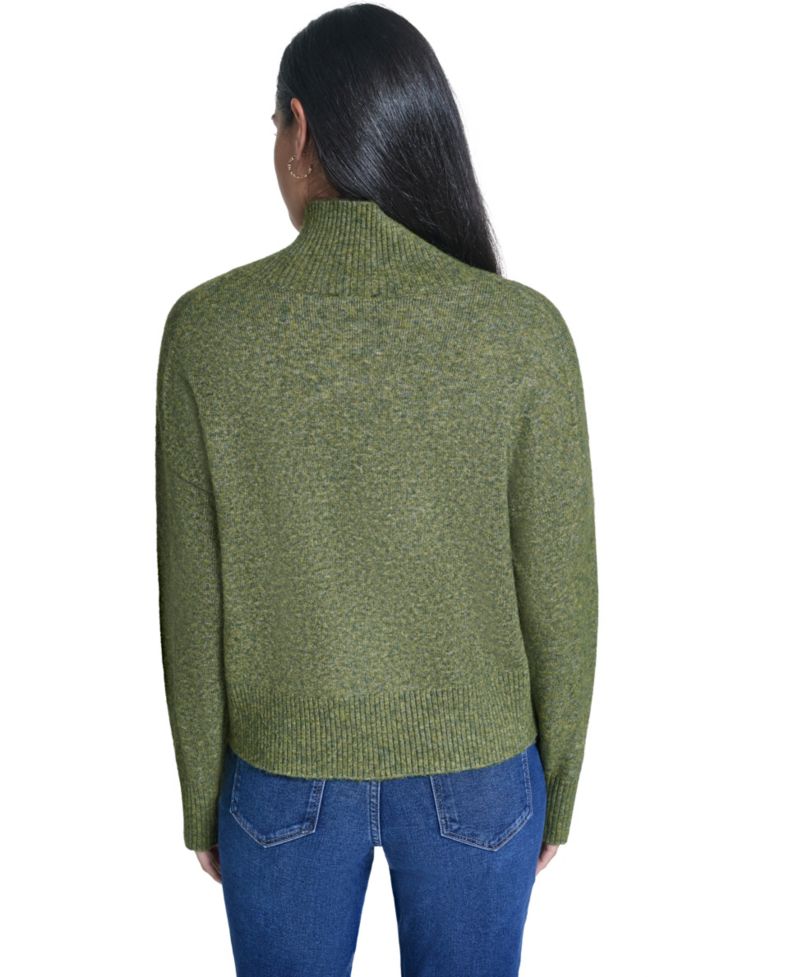 Women's Funnel-Neck Long-Sleeve Sweater