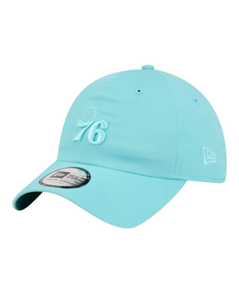 Men's and Women's Turquoise Philadelphia 76ers Color Pack Ripstop Casual Classic Adjustable Hat