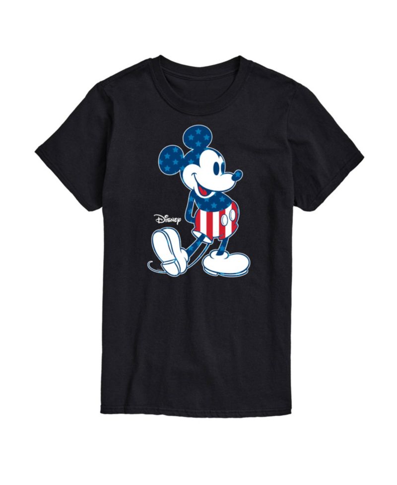 Men's Disney Mickey Mouse American Short Sleeve T-Shirt