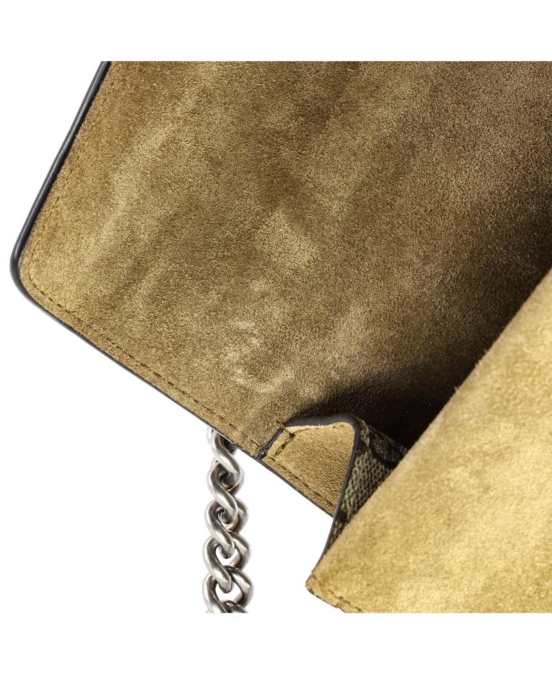 Small Dionysus Bag GG Coated Canvas with Crystal Embellished Metal