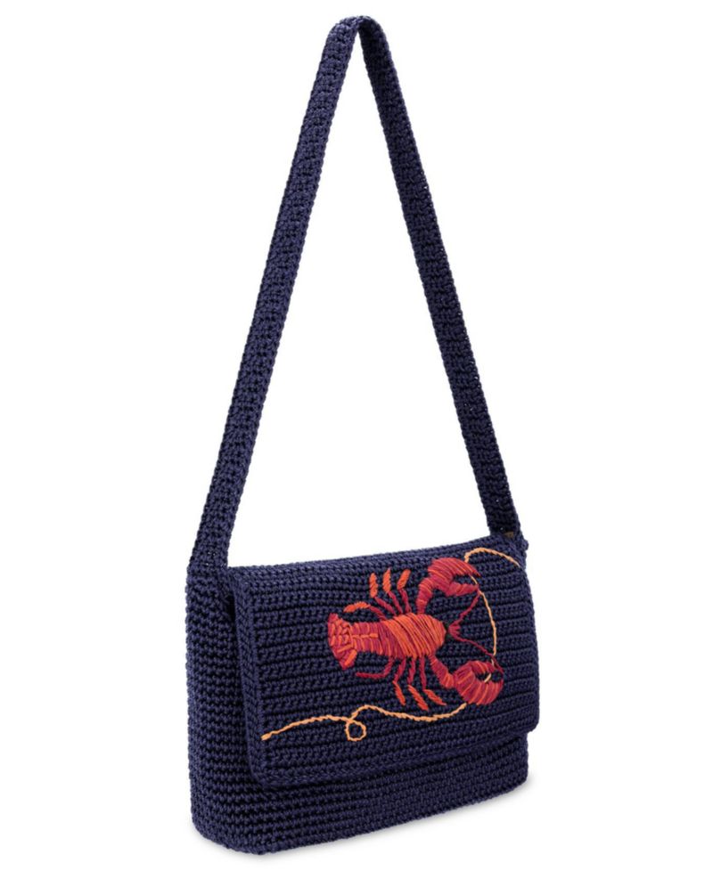 Marlow Hand-Crocheted Small Shoulder Handbag