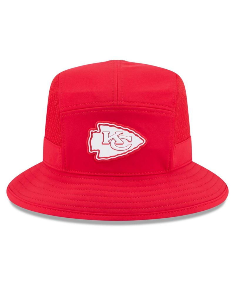 Men's Red Kansas City Chiefs 2026 Sideline Bucket Hat