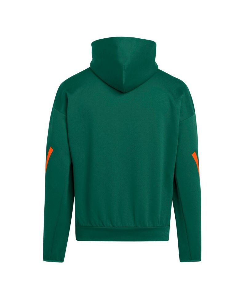 Men's Green Miami Hurricanes Z.N.E. Pullover Hoodie