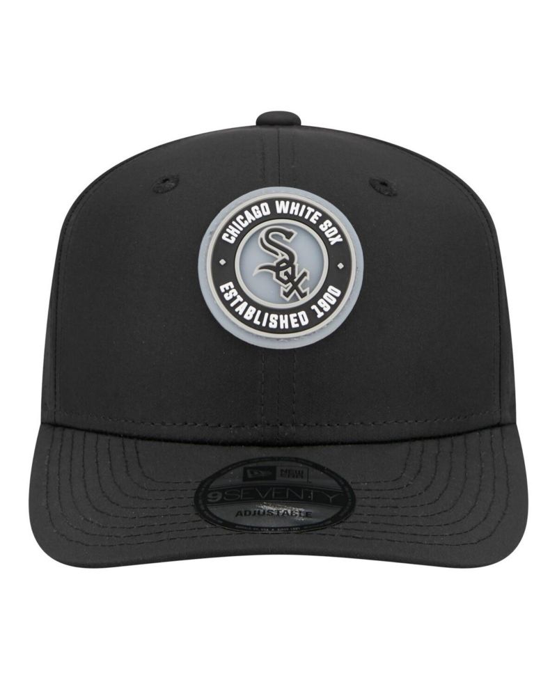 Men's Black Chicago White Sox Circle 9SEVENTY Adjustable Hat