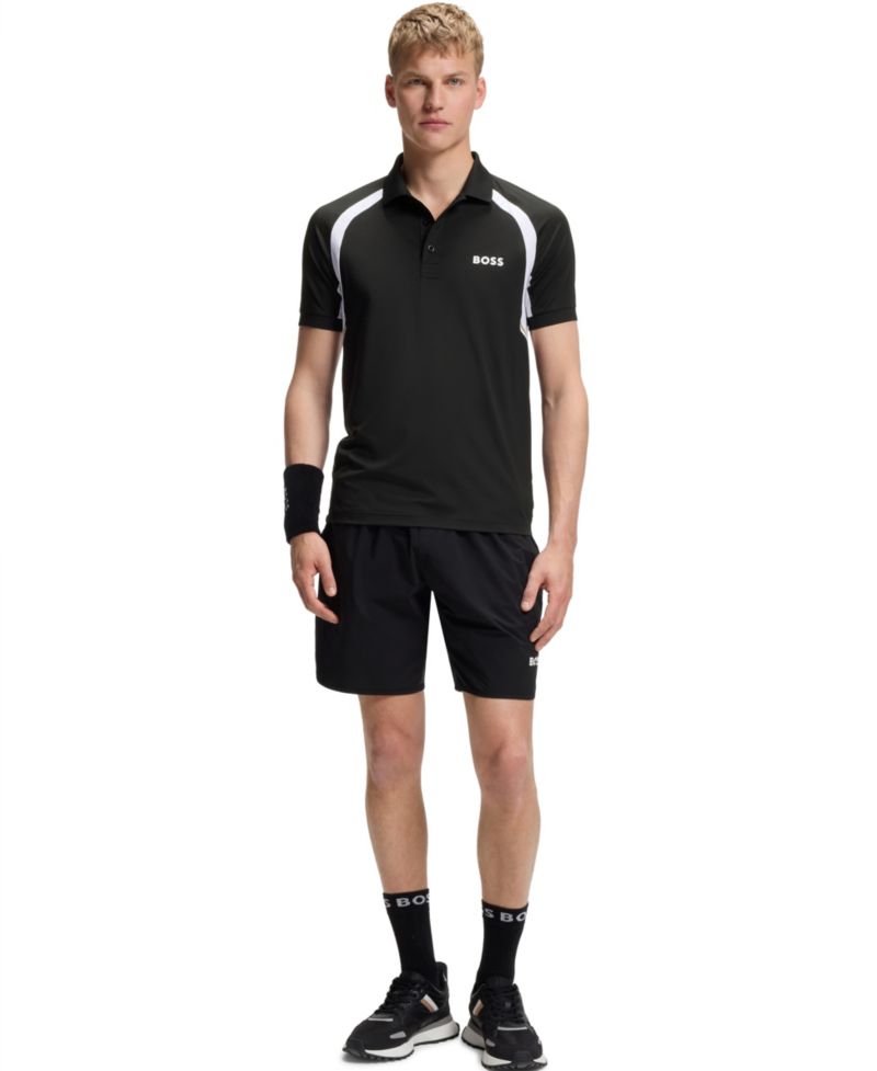BOSS by Men's Active Quick-Dry Stretch Slim-Fit Polo Shirt