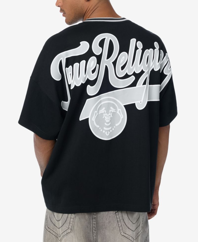 Men's Script Heavy Oversized T-Shirt
