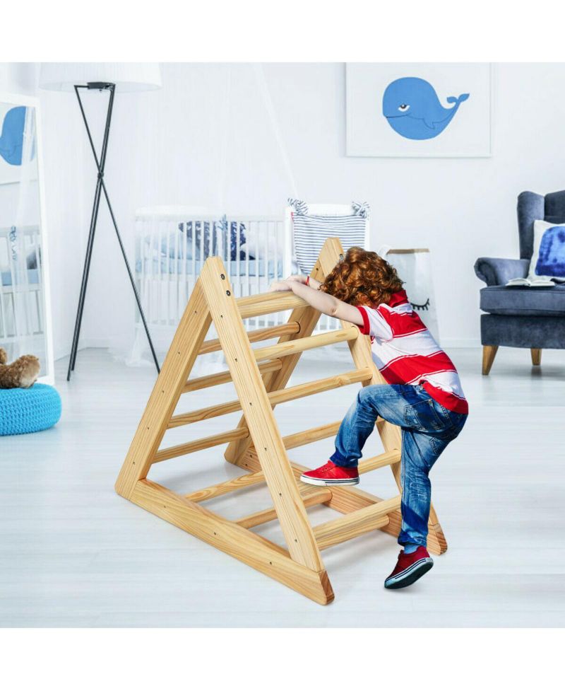 Toddler Wooden Triangle Climber