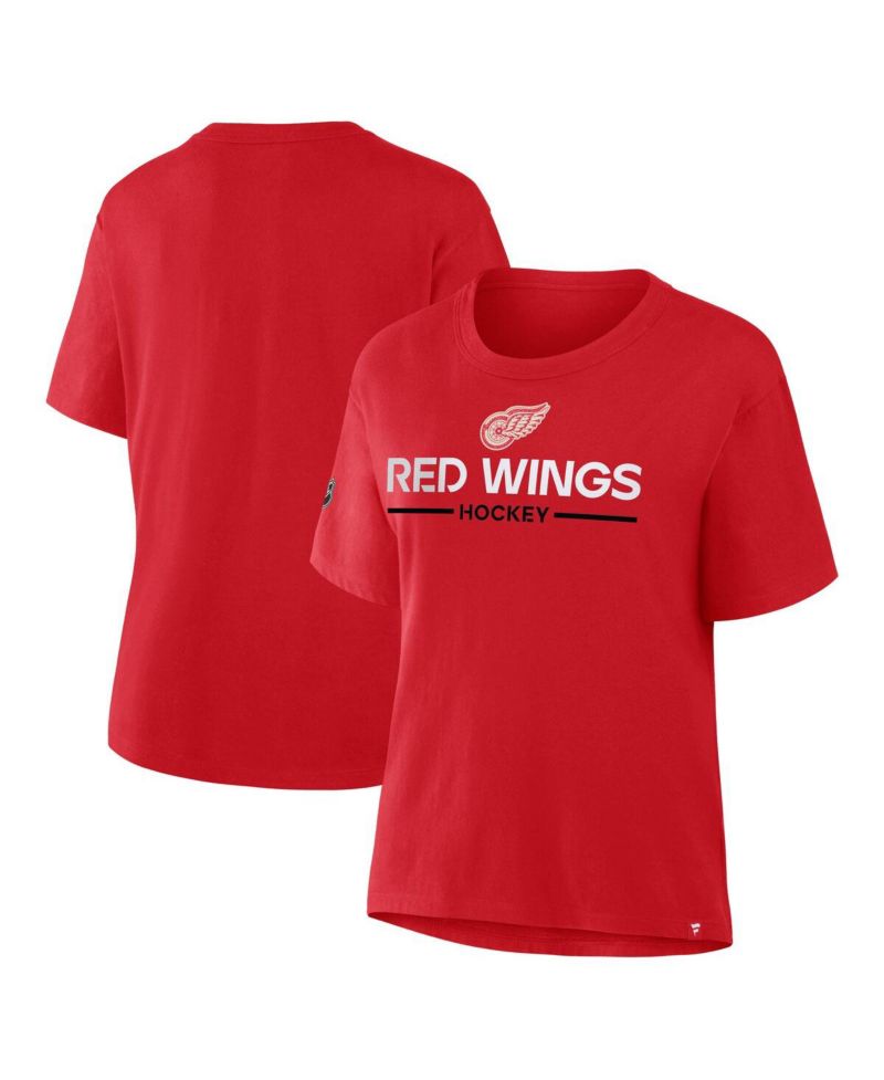 Women's Red Detroit Red Wings Centennial T-Shirt
