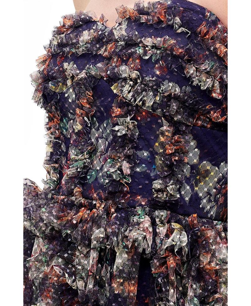 Women's Floral Ruffle Dress