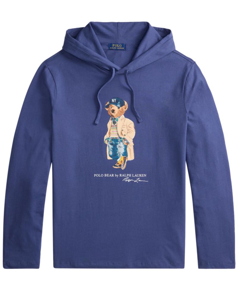 Мужская толстовка Polo Bear из джерси с капюшоном