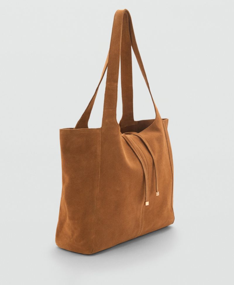 Women's Suede Shopper Bag