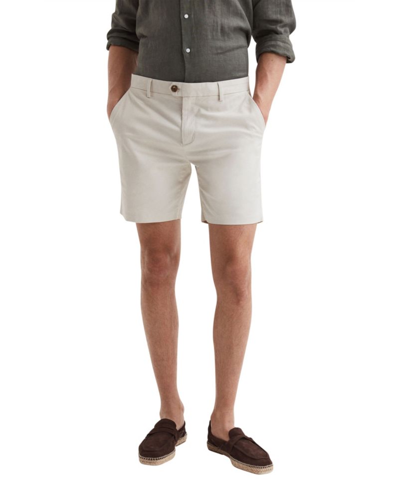 Men's Wicket Modern Fit 7" Cotton Blend Chino Shorts