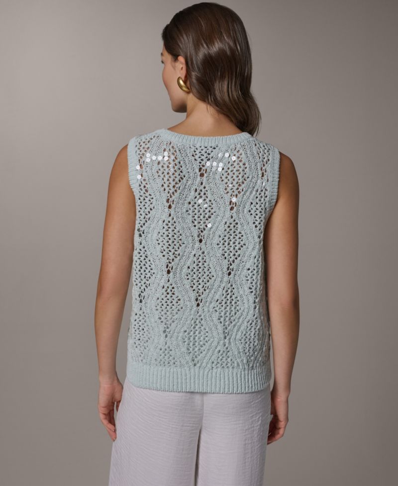Women's Crew Neck Sweater Vest