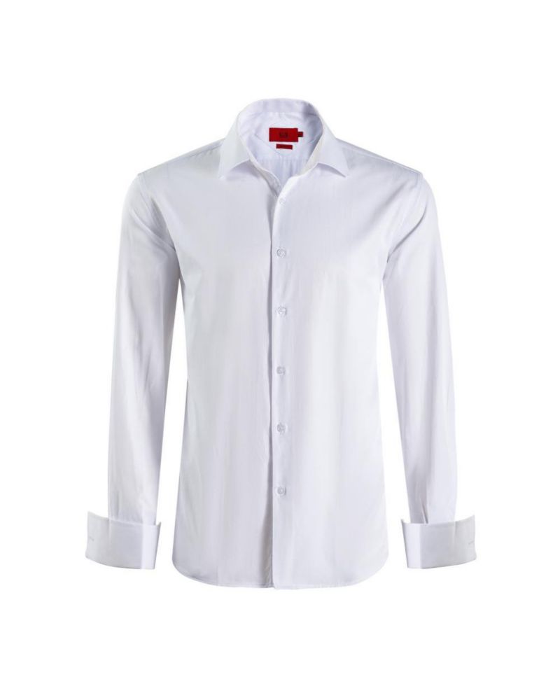 Men's Slim Fit French Cuff Button-Down Shirt