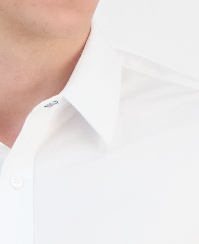 Men's Slim-Fit Performance Four-Way Stretch Dress Shirt
