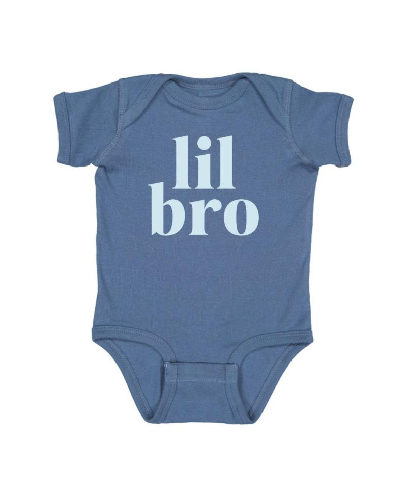 Baby Boys Lil Bro Short Sleeve Bodysuit