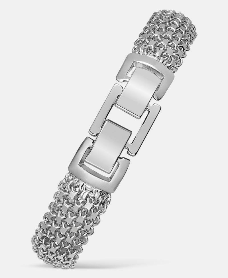 Linked Mesh Multi-Row Flex Bracelet
