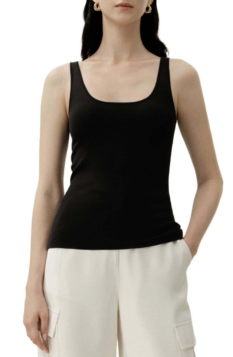 Women's Milano Knit Silk Viscose Tank Top