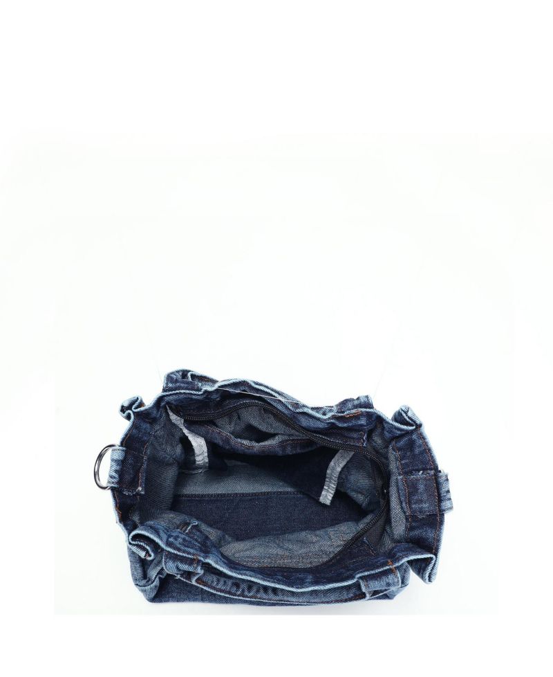 Women's Rework Tote Bag Crossbody Shoulder Bag Washed Mini Satchel Top Handle Everyday Casual Handbag