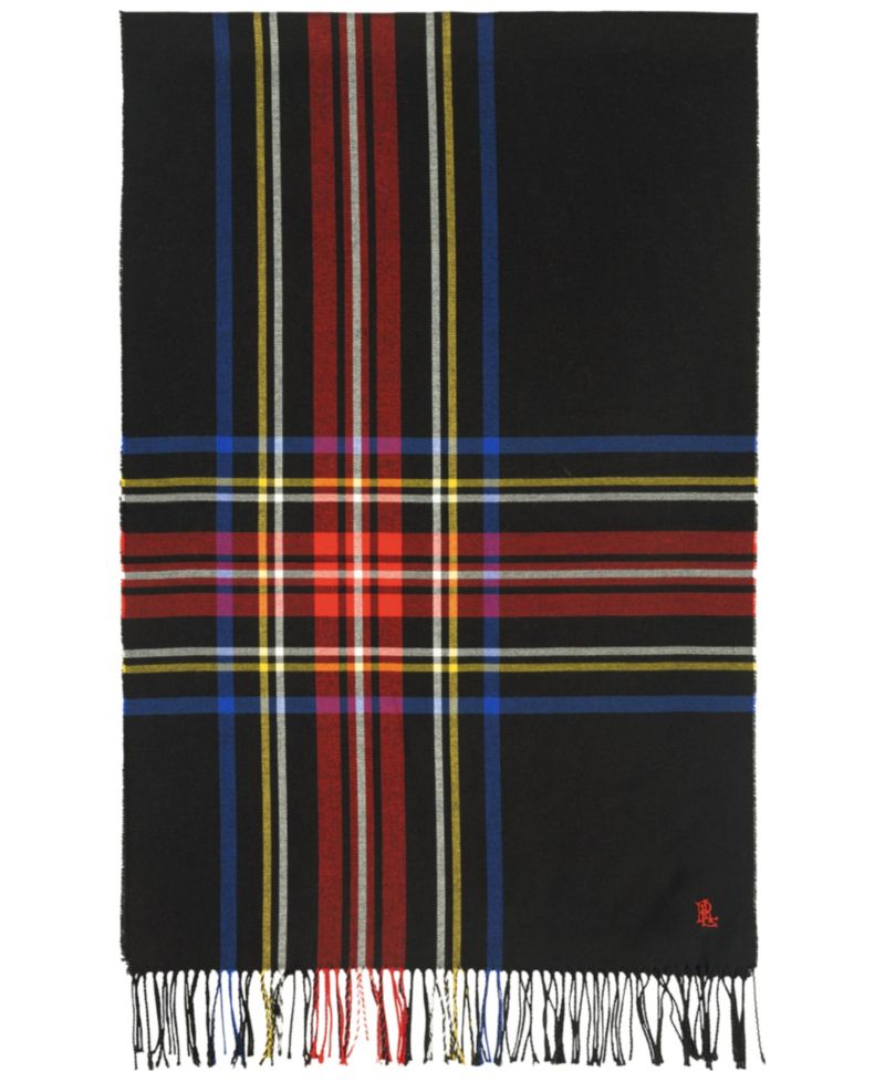 Exploded Plaid Merino Scarf
